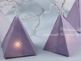 三角形灯罩的折纸方法图解