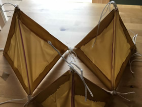 四面体风筝的制作方法