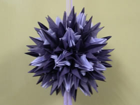 纸花球的折法图解
