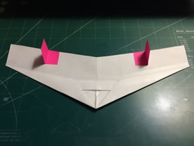 折纸隐形战斗机的方法图解