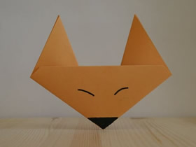 [视频]超简单折纸小狐狸的教程
