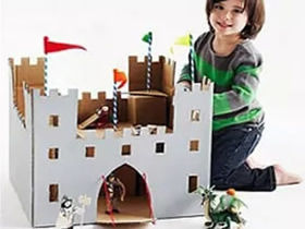 怎么用废弃纸箱做儿童玩具的创意作品图片