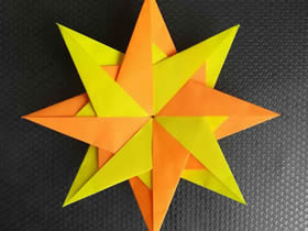 怎么折纸八个角的星星的折法图解步骤