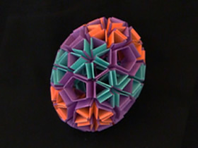 怎么折纸Snapology蛋的折法步骤图解过程