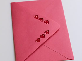 怎么做甜蜜情人节卡片信封的方法图解