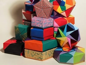 怎么折纸基本方形纸盒的折法图解