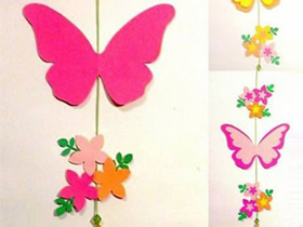 怎么用卡纸做蝴蝶装饰的方法图解