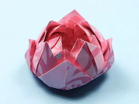 怎么简单折纸莲花的折法图解