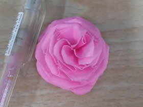 怎么折纸25瓣玫瑰罗伯特玫瑰的方法图解