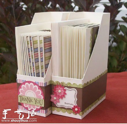 简单实用书籍卡片收纳盒的制作教程- www.aizhezhi.com