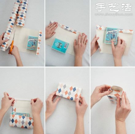 礼品包装袋的简单DIY方法- www.aizhezhi.com