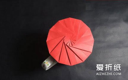 杯盖的折法图解 如何折纸杯盖的方法- www.aizhezhi.com