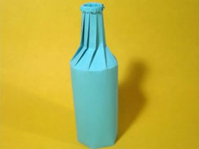 花瓶的折法图解 折纸花瓶的方法步骤图