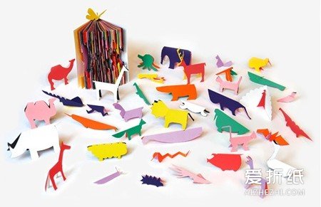 简单折纸立体动物的方法图解- www.aizhezhi.com