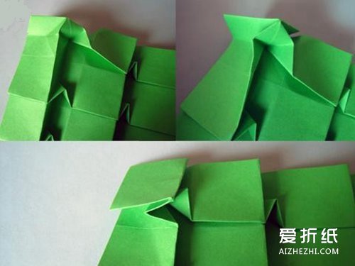 如何折纸圣诞树 一张纸折圣诞树图解- www.aizhezhi.com