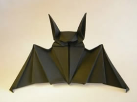 如何折纸蝙蝠的方法 蝙蝠的折法图解教程