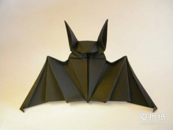 如何折纸蝙蝠的方法 蝙蝠的折法图解教程- www.aizhezhi.com