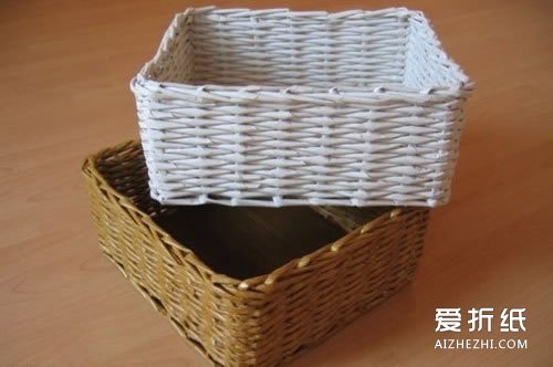如何折纸收纳盒 旧报纸折收纳盒的方法- www.aizhezhi.com