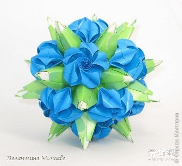 20个美丽的纸花球图片欣赏- www.aizhezhi.com