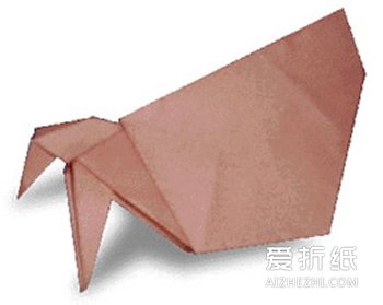 如何折纸寄居蟹 寄居蟹的折法图解教程- www.aizhezhi.com