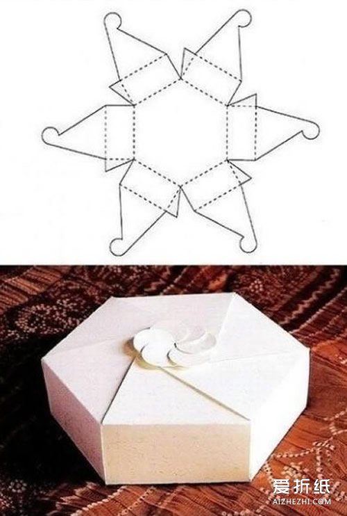 如何折纸糖果盒 糖果盒的折法带图纸- www.aizhezhi.com