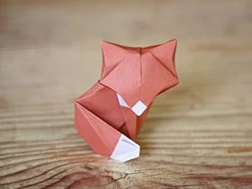 如何折纸立体狐狸 手工立体狐狸的折法图解