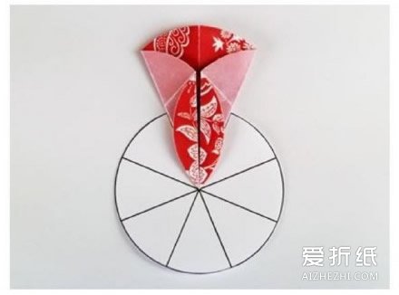立体花朵贺卡的制作方法过程- www.aizhezhi.com