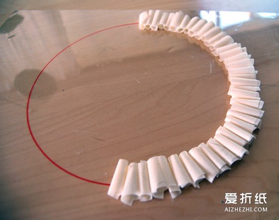 海绵纸手工制作灯罩的的方法图解- www.aizhezhi.com