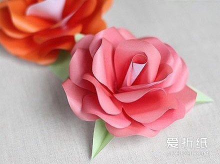 如何折纸牡丹花 简单牡丹花的折法图解- www.aizhezhi.com