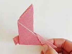 如何折纸信鸽图解 手工和平鸽的折法步骤