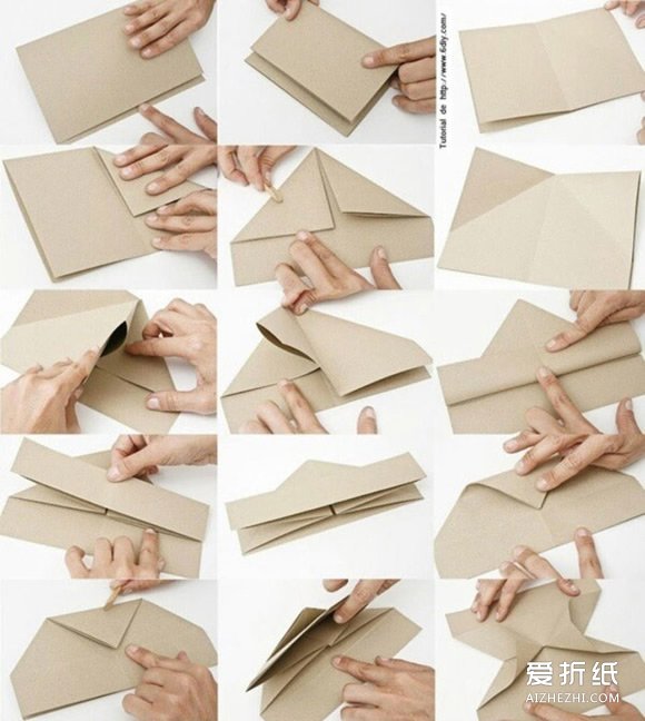 如何折纸相框的方法 儿童折纸相框的折法图解- www.aizhezhi.com