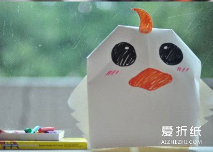 如何折纸小鸟帽子 儿童帽子的折法图解- www.aizhezhi.com