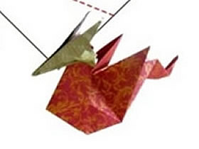 如何折纸龙的方法 西方龙的折法图解