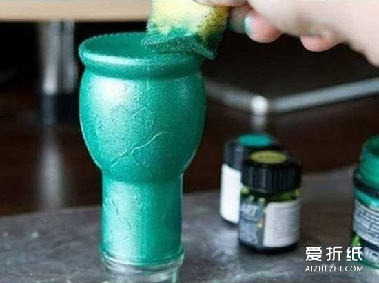 迷你玻璃瓶工艺品DIY 艺术范玻璃花瓶手工制作- www.aizhezhi.com