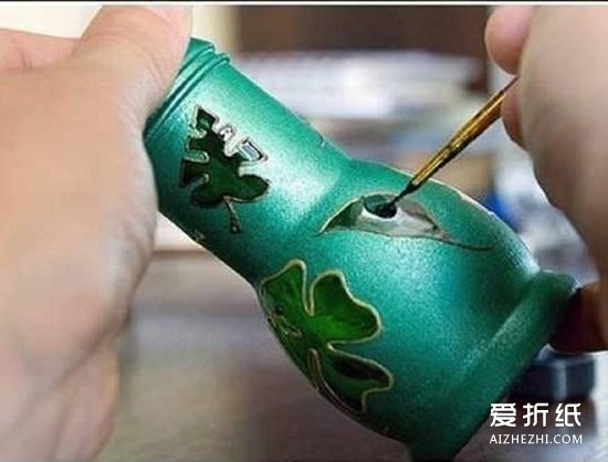 迷你玻璃瓶工艺品DIY 艺术范玻璃花瓶手工制作- www.aizhezhi.com