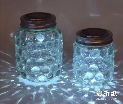 如何制作梦幻小夜灯 玻璃罐小夜灯的做法- www.aizhezhi.com