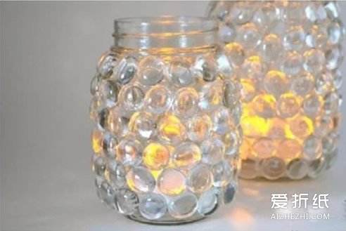 如何制作梦幻小夜灯 玻璃罐小夜灯的做法- www.aizhezhi.com