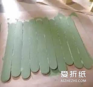 冰棍棒门牌的做法 海洋风墙壁挂饰手工制作- www.aizhezhi.com