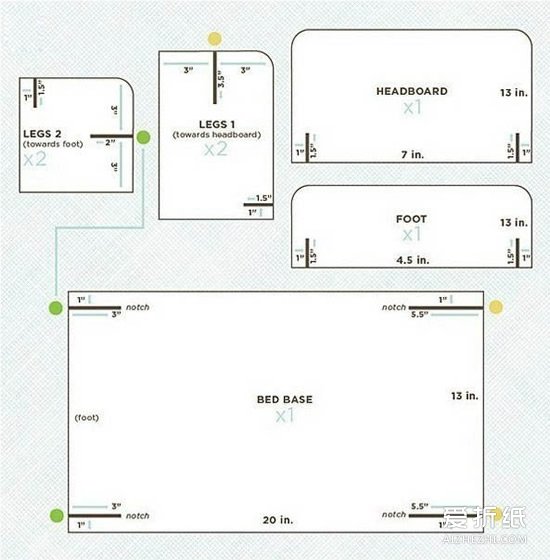 如何用硬纸板做小床 儿童过家家玩具床手工制作- www.aizhezhi.com