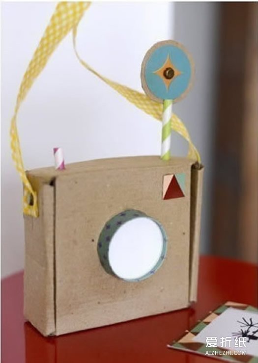 怎么制作儿童玩具相机 幼儿玩具相机的的做法- www.aizhezhi.com