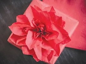 一品红怎么折的教程 手工折纸圣诞花的折法图解
