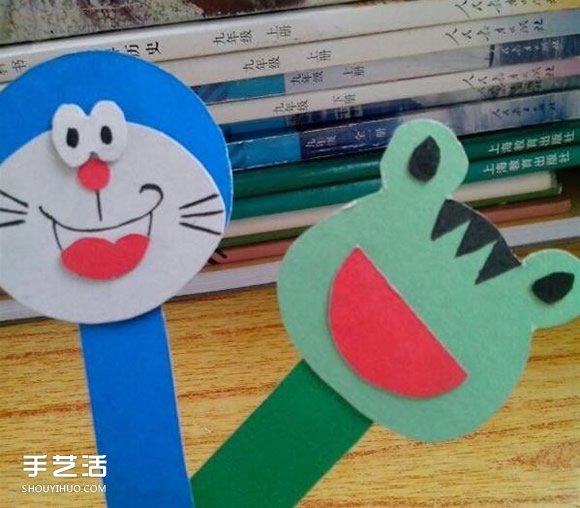 幼儿卡通书签制作方法 小动物书签的做法图解- www.aizhezhi.com