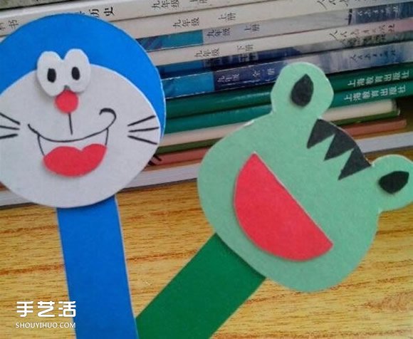 幼儿卡通书签制作方法 小动物书签的做法图解- www.aizhezhi.com