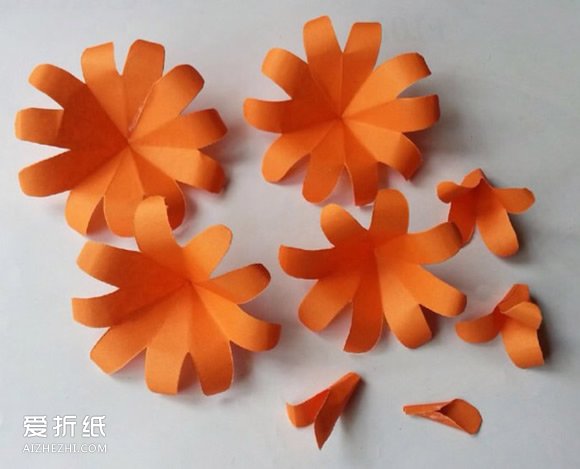 小学生手工制作纸花 简单纸花的制作图解- www.aizhezhi.com