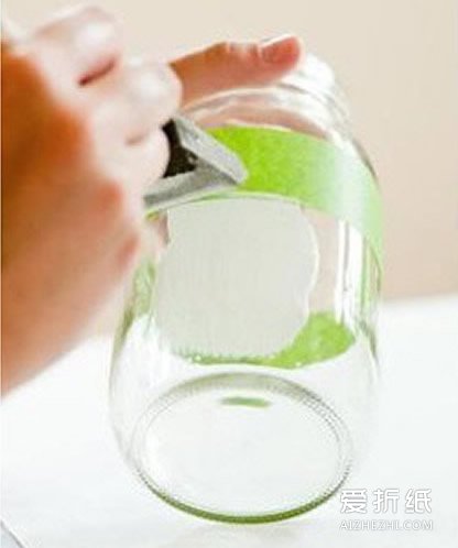 玻璃瓶DIY玻璃花瓶教程 玻璃杯制作花瓶方法- www.aizhezhi.com