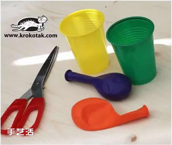 弹弹发射器手工小制作 幼儿弹射玩具制作图片- www.aizhezhi.com