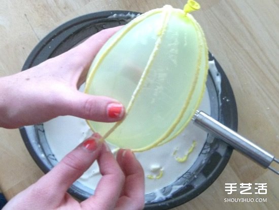 绳子制作复活节彩蛋 手工复活节空心彩蛋DIY- www.aizhezhi.com