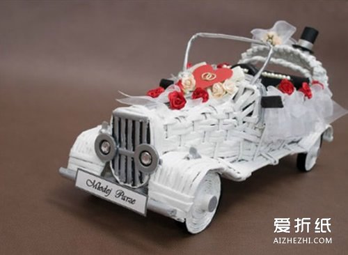 如何制作婚车模型 精美婚车模型的做法- www.aizhezhi.com