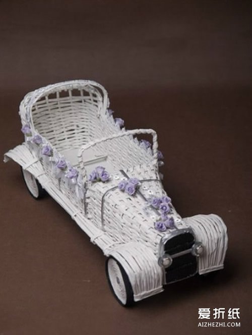 如何制作婚车模型 精美婚车模型的做法- www.aizhezhi.com