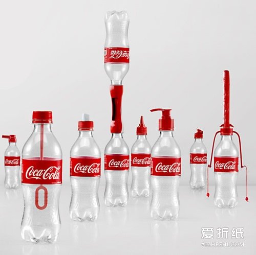 可乐瓶废物利用创意 DIY可乐瓶的设计图片- www.aizhezhi.com